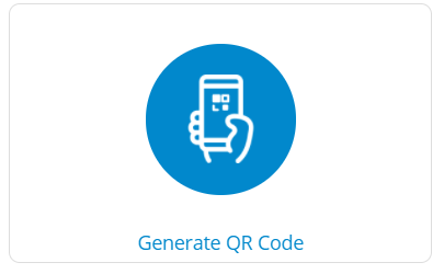 Generate QR code button